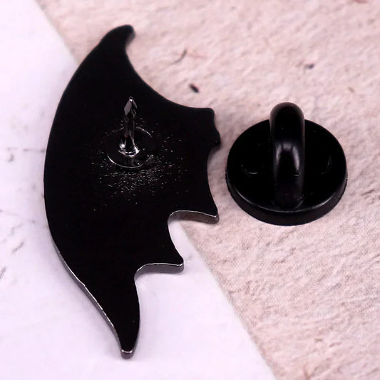 Dragon Wing Enamel Pin – Moon, Stars & Snow Mountain Badge Inspired by ACOTAR | Fantasy Jewelry Gift